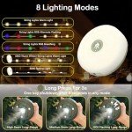 4-in-1 Rechargeable Camping String Lights - 32.8ft