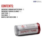 Red Cross Safety Tube Emergency First Aid Kit