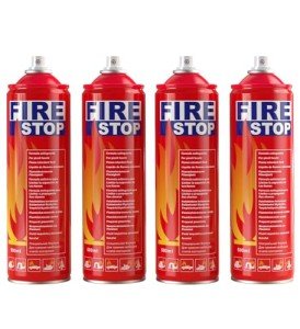 4-Pack Portable Fire Extinguisher with Mounts