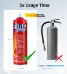 4-Pack Portable Fire Extinguisher with Mounts