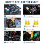 182PCS Automotive Blade Fuse Assortment Kit