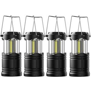 Lichamp 4 Pack Portable LED Emergency Lanterns