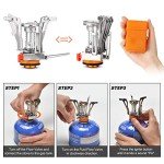 16-Piece Camping Cookware Set with Folding Stove