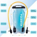 KUREIDA 2L Leak-Proof Hydration Bladder for Hiking
