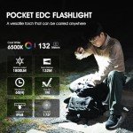 WUBEN E7 Mini Magnet Flashlight - 1800 Lumens