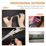 Prettywan 5-in-1 Stainless Steel Camping Spork Set