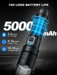 Super Bright Rechargeable LED Flashlight Set