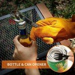 Prettywan 5-in-1 Stainless Steel Camping Spork Set