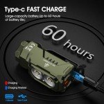 WUBEN E7 Mini Magnet Flashlight - 1800 Lumens
