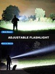 Super Bright Rechargeable LED Flashlight Set