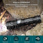 Rechargeable 10,000 Lumens Tactical LED Flashlight