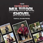 TAC9ER Collapsible Survival Shovel Multitool with Case