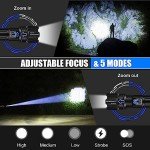 Super Bright 200000 Lumen Rechargeable Flashlight