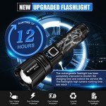 Super Bright 200000 Lumen Rechargeable Flashlight