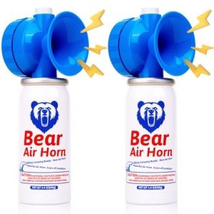 Loud Mini Air Horn for Outdoor Safety (2pcs)