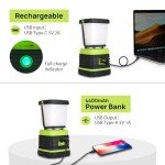 Rechargeable LED Camping Lanterns - 2 Pack