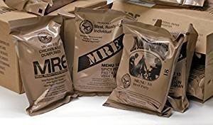 U.S. Military Surplus MREs Assorted Flavors (3-Pack)