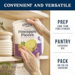 Augason Farms Freeze-Dried Pineapple Emergency Food Kit