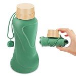 Collapsible 650ml Leak-Proof Silicone Water Bottle