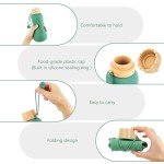 Collapsible 650ml Leak-Proof Silicone Water Bottle