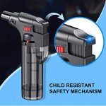 4-Pack Windproof Jet Flame Torch Lighters