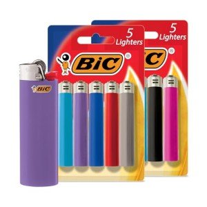 Assorted BIC Classic Lighters, 10-Pack Set