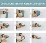Collapsible 20oz Leakproof Silicone Water Bottle