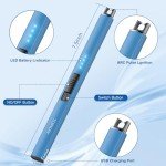 TOPKAY 2-Pack USB Rechargeable Windproof Electric Lighter