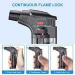 4-Pack Windproof Jet Flame Torch Lighters