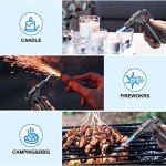4-Pack Windproof Jet Flame Torch Lighters