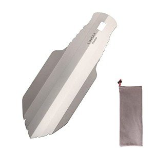 Lixada Ultralight Titanium Camping Shovel Trowel