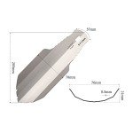 Lixada Ultralight Titanium Camping Shovel Trowel