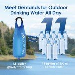 Waterdrop 1.5 Gal Gravity Water Bag for Emergencies