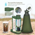 Portable Water Filter for Emergency Preparedness and Travel