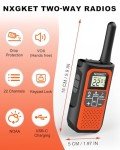 Rechargeable Waterproof Walkie Talkies - 4 Pack