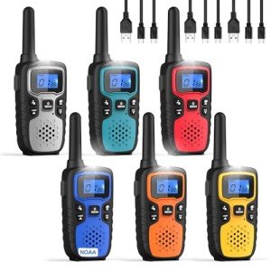 Wishouse Rechargeable Walkie Talkies - 6 Pack