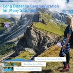 Rechargeable Long-Range Walkie Talkie Set - 4 Pack