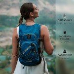 Lightweight Hydration Backpack with 2L Bladder