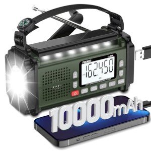 Hand Crank Emergency Radio with USB Charging & Torch