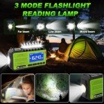 Solar Hand Crank Emergency Weather Radio with Flashlight