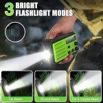 Solar Hand Crank Emergency Radio with Flashlight