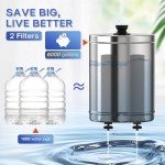 Stainless Steel Gravity Water Filter System