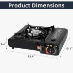 Portable Dual Fuel Stove for Hurricane Emergencies
