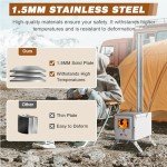 Portable Camping Wood Stove with Chimney Pipes