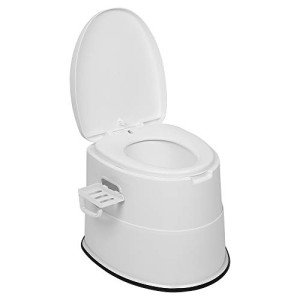 Portable Outdoor Toilet with Detachable Bucket and Holder