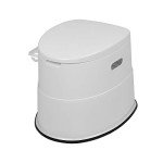 Portable Outdoor Toilet with Detachable Bucket and Holder