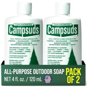 Biodegradable Outdoor Soap – Camping Essential Duo