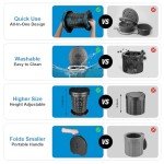 Portable Adjustable Toilet for Camping and Emergencies