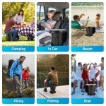 Portable Adjustable Toilet for Camping and Emergencies