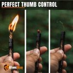 Survival Fire Starter Kit with Hemp Rope